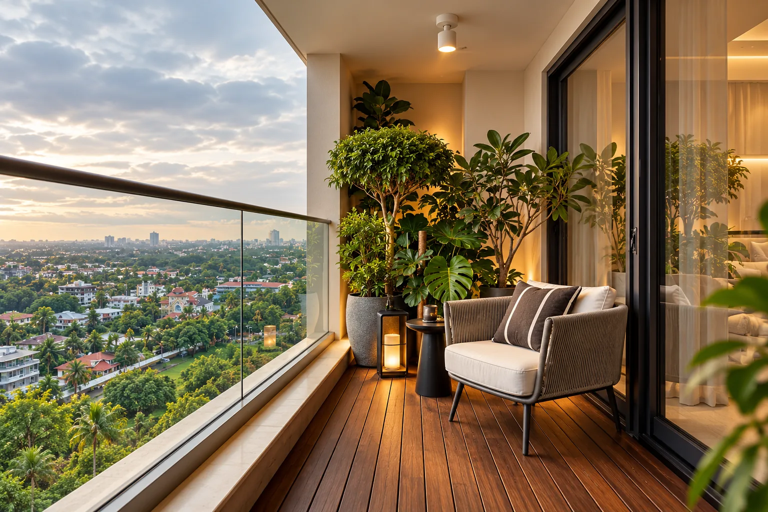 Balcony at Norden by FH overlooking Lagos