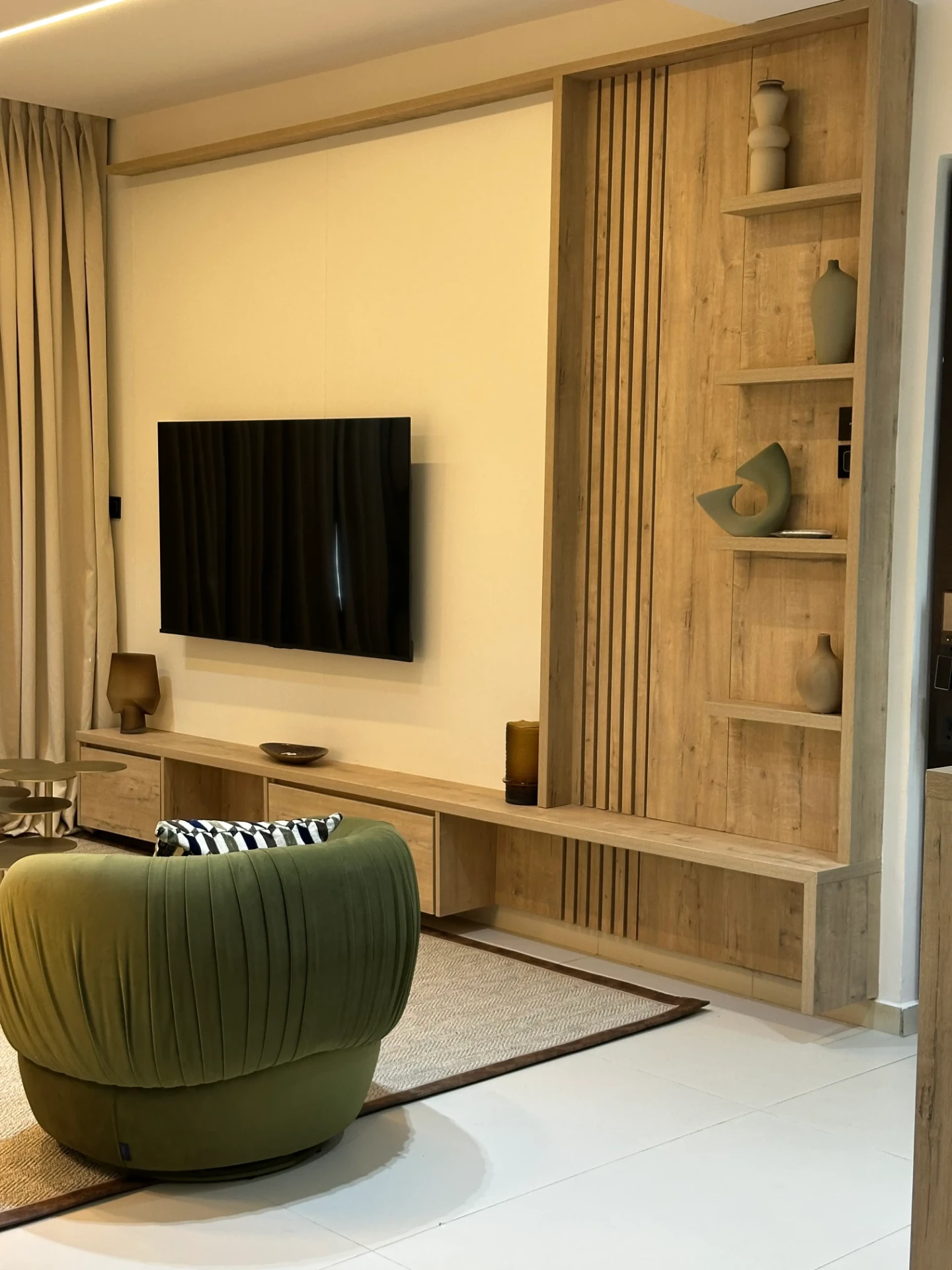 Living room details at Norden by FH